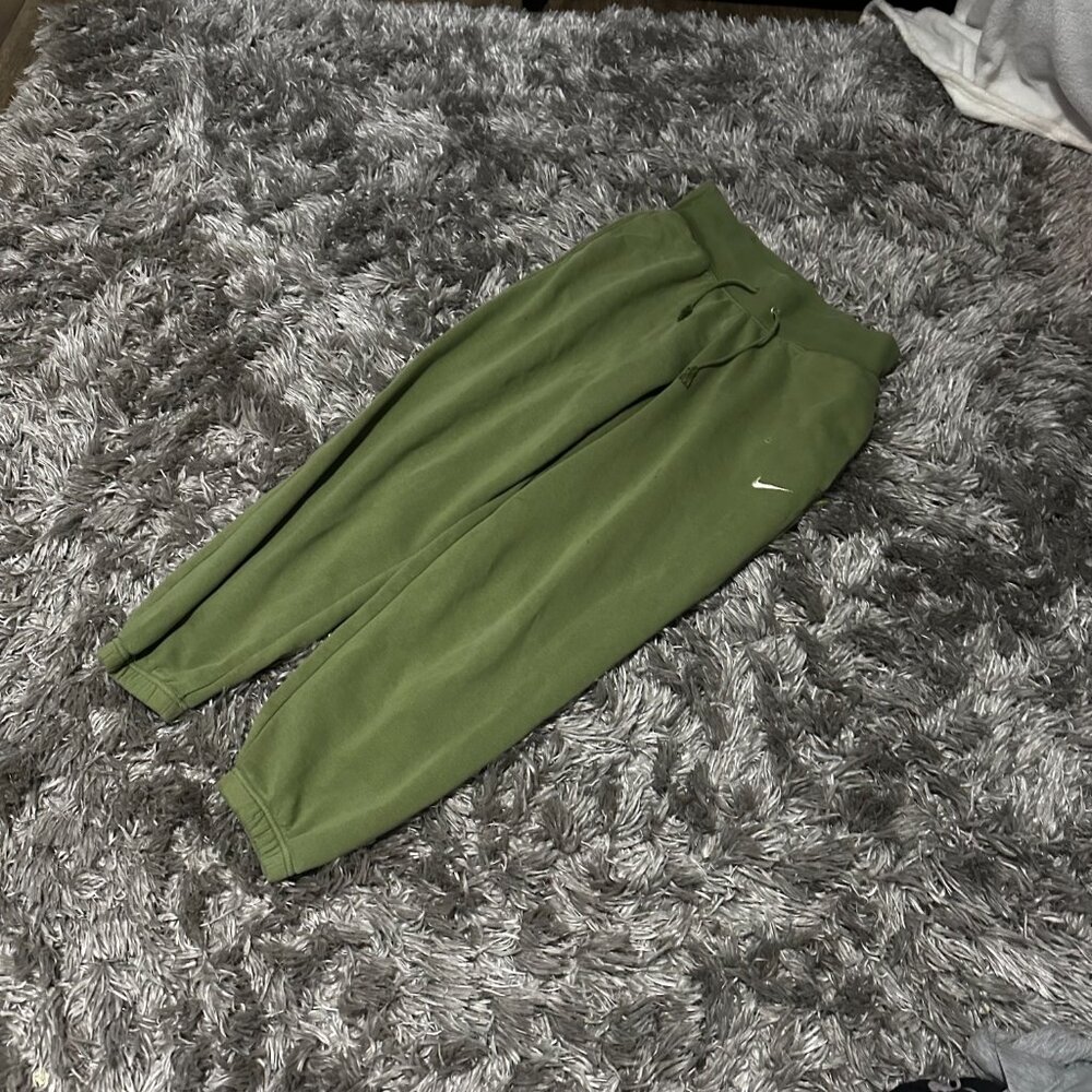 Nike Sportswear Phoenix Fleece Matching Set Alligator Green Medium - Picture 11 of 16